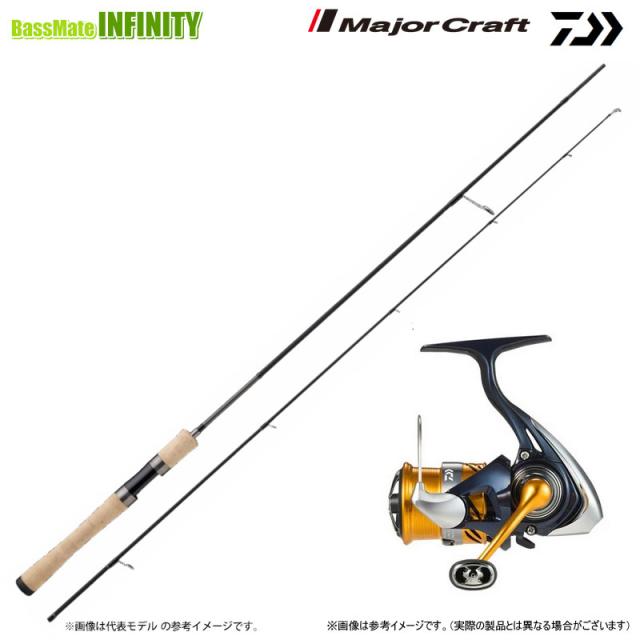 【エリアトラウト(管理釣り場)入門セット】●メジャークラフト　トラパラ AT(エリアトラウト) TPAT-632UL＋ダイワ　24 レブロス LT1000S
