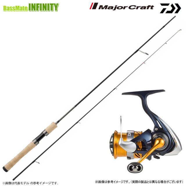 【エリアトラウト(管理釣り場)入門セット】●メジャークラフト　トラパラ AT(エリアトラウト) TPAT-S622L＋ダイワ　24 レブロス LT2000S-XH