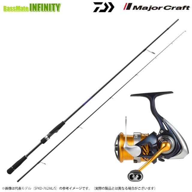【チニング入門セット】●メジャークラフト　ソルパラ 黒鯛 SPKD-782ML＋ダイワ　24 レブロス LT2500S-XH
