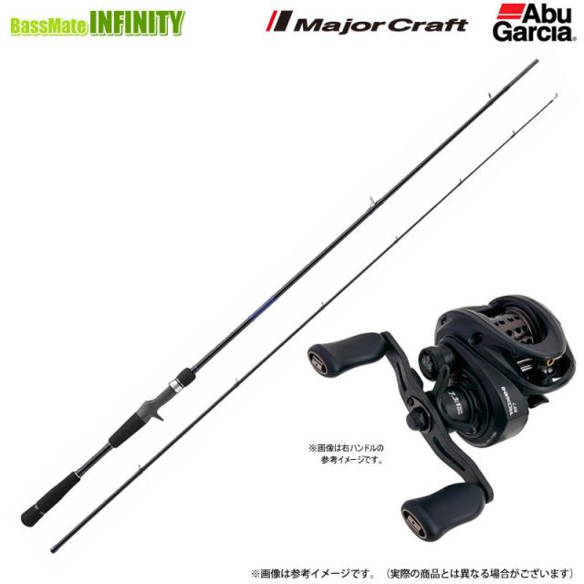 【チニング入門セット】●メジャークラフト　ソルパラ 黒鯛 SPKD-B782M＋アブガルシア　ロキサーニ BC BF7-L(左ハンドル)
