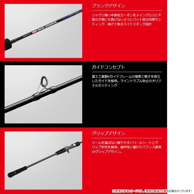 【スーパーライトジギング入門セット】●メジャークラフト　25 ソルパラ SPJSLJ-B642L＋シマノ　21 バルケッタ BB 150HG (044037) (右ハンドル)_1