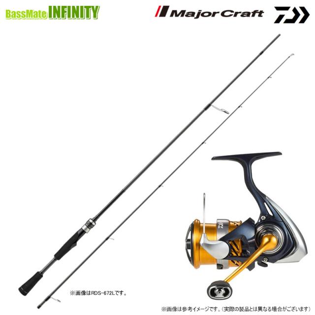 【バス釣り（スピニング）入門セット】●メジャークラフト　リ・デイズ RDS-602UL＋ダイワ　24 レブロス LT2500S-XH 21,186円