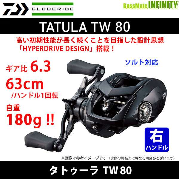 ●ダイワ　タトゥーラ TATULA TW 80 (右ハンドル) の通販は