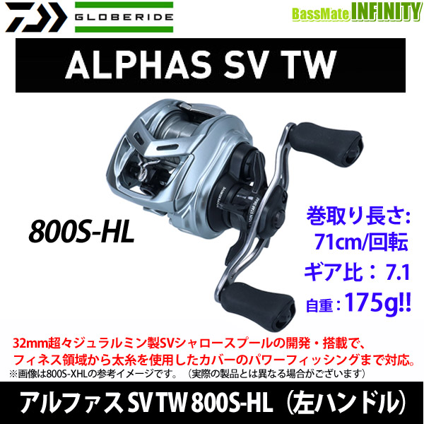 ●ダイワ　22 アルファス SV TW 800S-HL（左ハンドル）