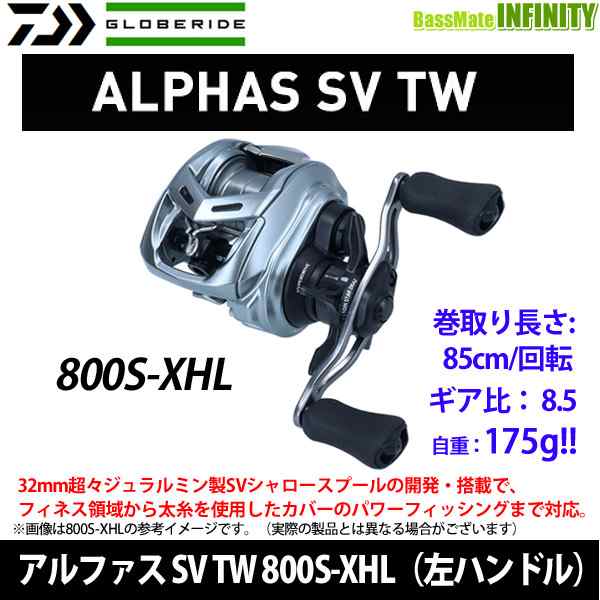 ○ダイワ 22 アルファス SV TW 800S-XHL（左ハンドル） - ベイトリール