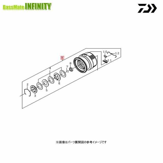 ●ダイワ　23 エアリティ PC LT3000(4550133110641)用 純正標準スプール (部品コード128F10)　【キャンセル及び返品不可商品】 の通販は