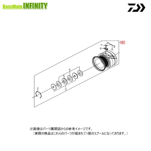 ≪パーツ≫ シマノ '24 ストラディック SW 4000XG スプール組 【145TA