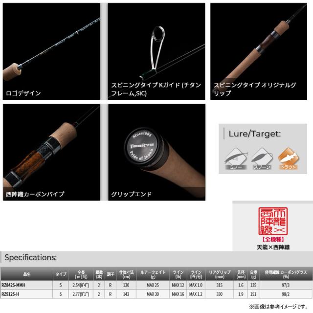 ●【送料無料】テンリュウ 天龍　レイズ RZ842S-MMH (スピニングモデル)_1