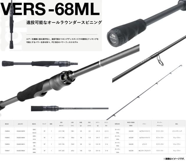 ●アブガルシア Abu　ベルサート VERS-68ML (スピニングモデル)_1