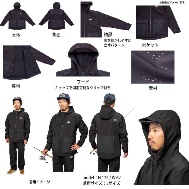 ●アブガルシア Abu　ウィンドプルーフソフトシェルジャケット ブラック の通販は