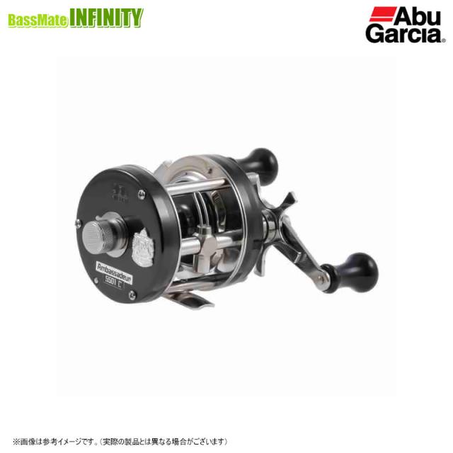 ●アブガルシア Abu　アンバサダー 5501C ファクトリーチューンド ブラック (左ハンドル)