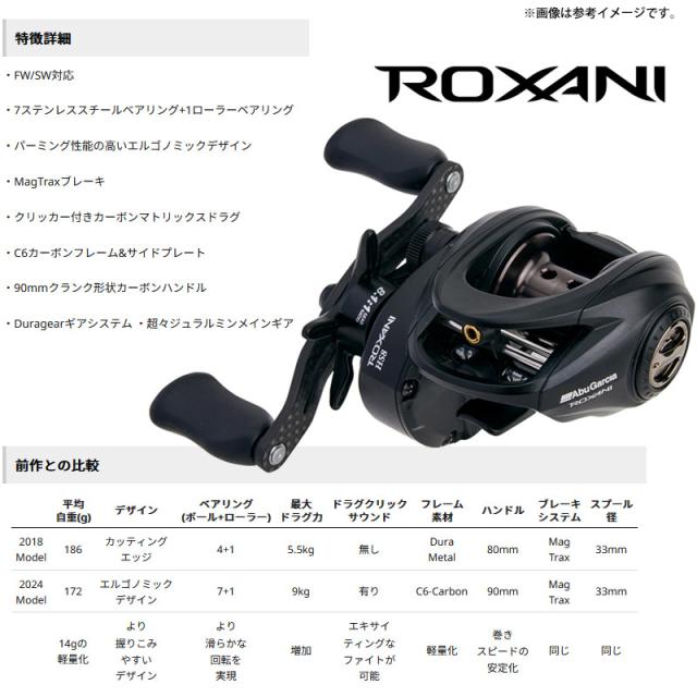 アブガルシア　ロキサーニBC HS8 右ハンドル アブ・ガルシア Roxani BC(ロキサーニ ビーシー) HS8 右ハンドル
