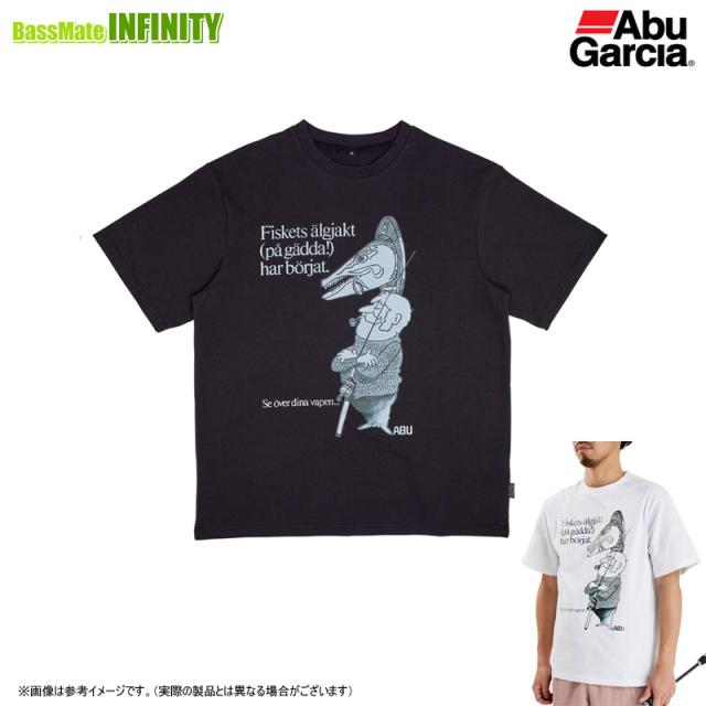●アブガルシア Abu　バグオフ アングラー グラフィックT (ブラック) 【メール便配送可】 の通販は
