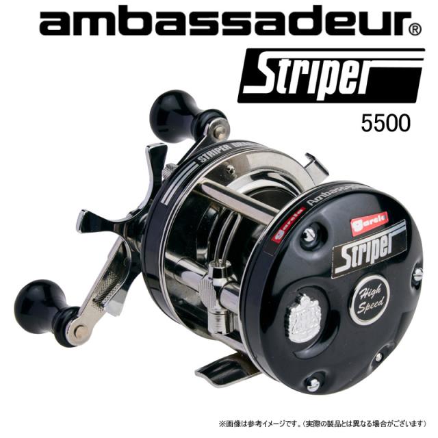 ●アブガルシア Abu　アンバサダー 5500 ストライパー ブラック (右ハンドル)_1