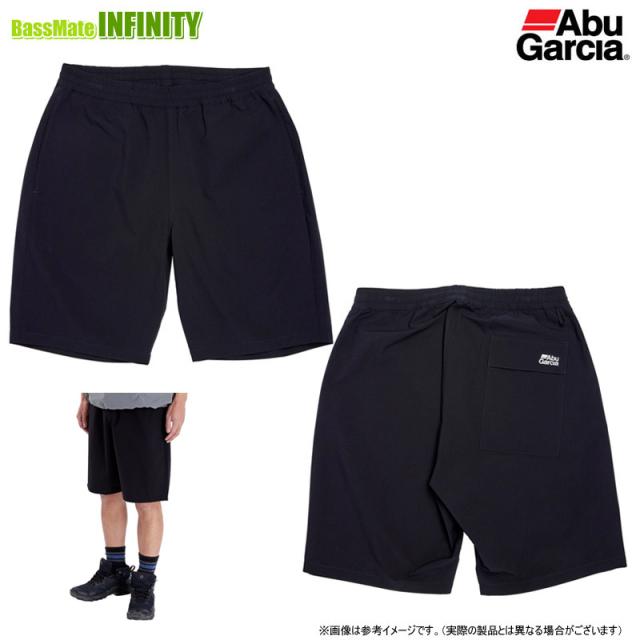 ●アブガルシア Abu　ウォーターレジスタントフィッシングショートパンツ (ブラック)  【メール便配送可】