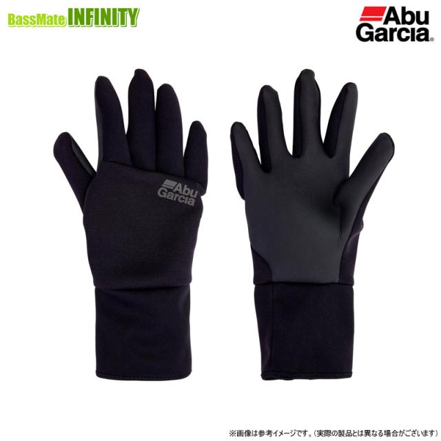 ●アブガルシア Abu　ロングカフス フルフィンガー NPグローブ ブラック 【メール便配送可】 の通販は 5,346円