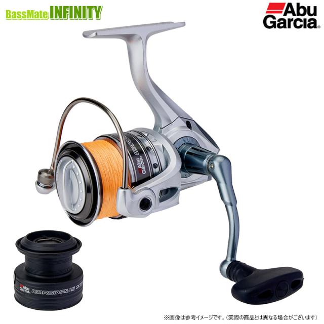 【PE2号(150m)糸付き】●アブガルシア Abu　カーディナル3 SX 2500H スペアスプール付 の通販は 4,643円