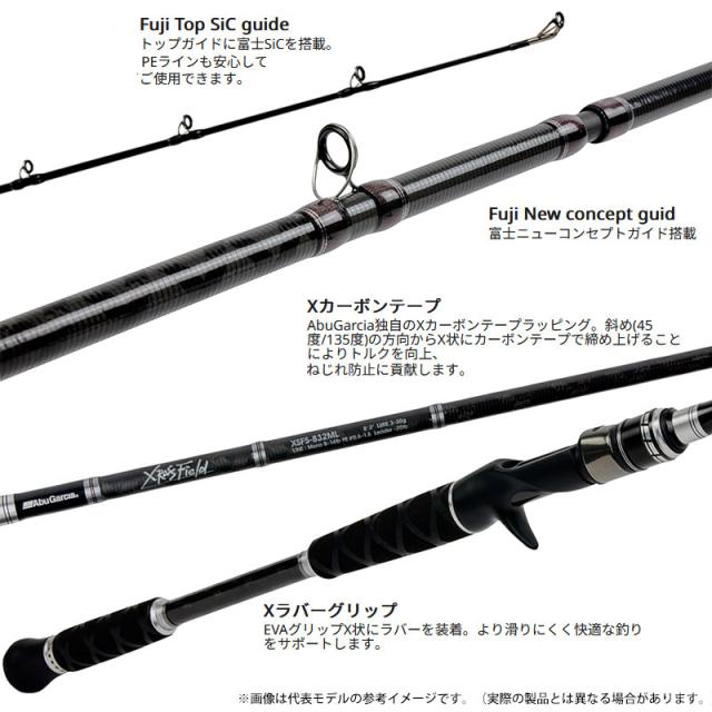 アブガルシア 24 クロスフィールド XSFC-745M-MB (2025年追加モデル