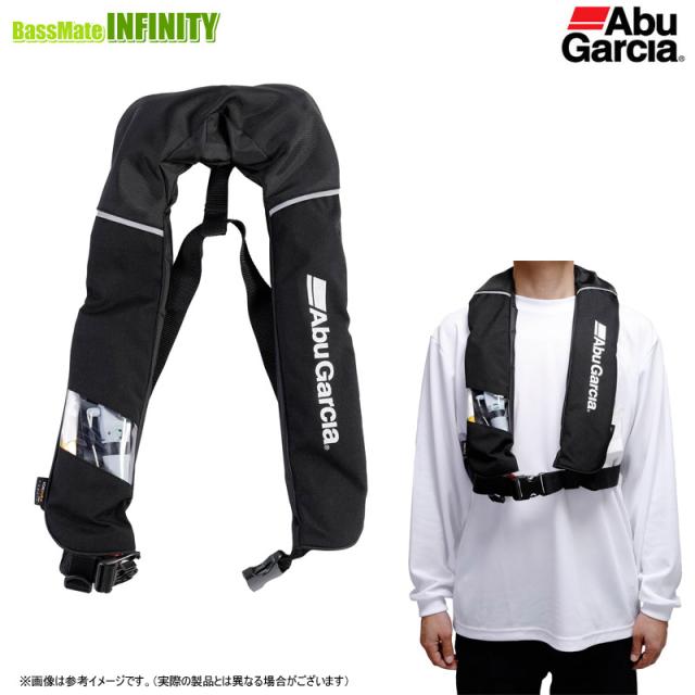 ●アブガルシア Abu　インフレータブル フローティングジャケット BSJ2620RS2 (ブラック) 国土交通省承認品 小型船舶用救命胴衣 タイプA 桜マークあり