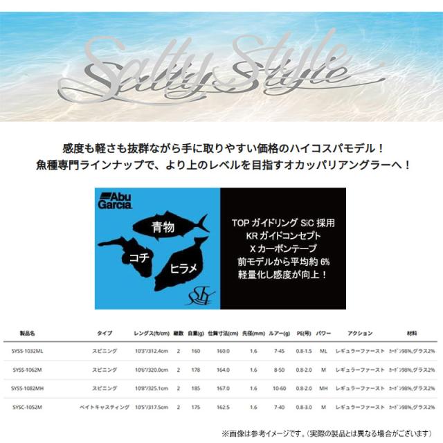 ●アブガルシア Abu　ソルティースタイル サーフ SYSS-1032ML (スピニング)_2