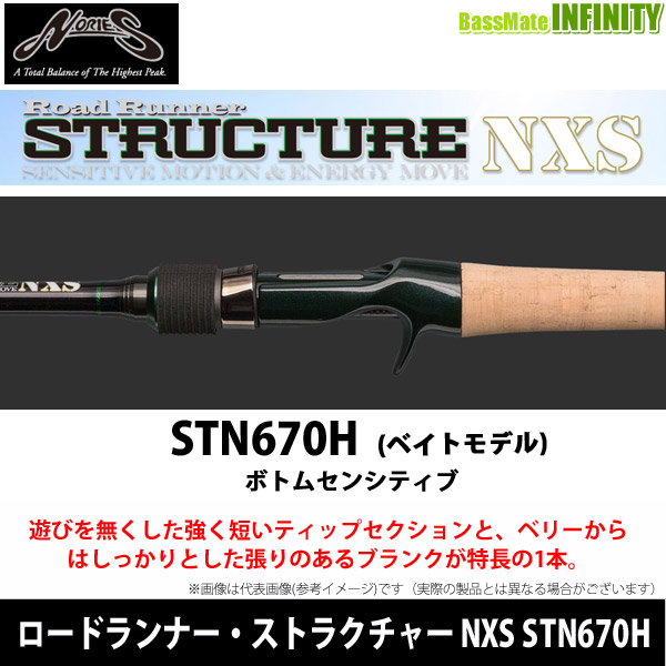 新品未使用 ノリーズ ロードランナーストラクチャーNXS STN670H