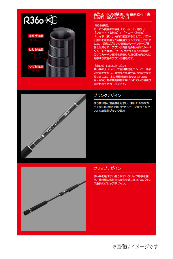 ●メジャークラフト　タイドリフト 5G TD5-1002M スピニングモデルの通販は