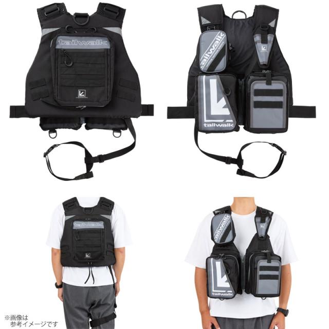 未使用　アングラーズデザイン　エボリューションゲームベスト３　ＥＶＯＶ‐０３　黒 アングラーズデザイン エボリューションゲームベスト 3 (EVOV-03) (5