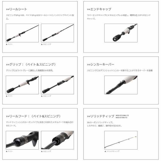 ●レジットデザイン　ワイルドサイド ヴァリアントモデル WSS60UL＋/TZ スピニングモデル