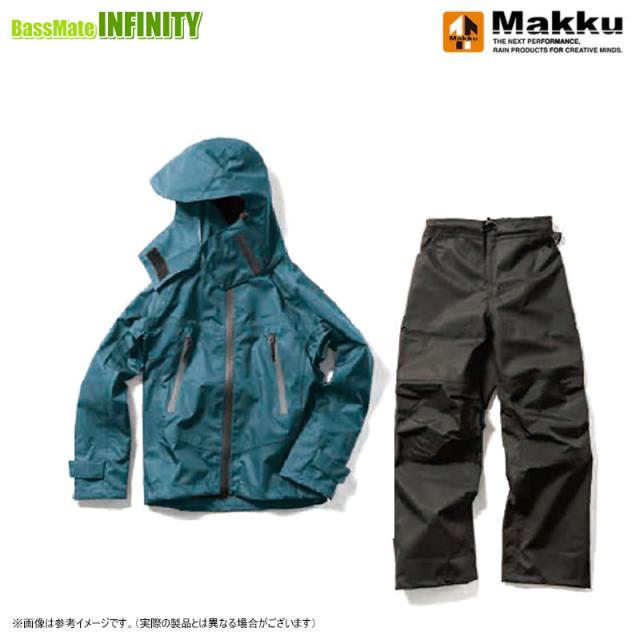 ●マック Makku　ウミ UMI 3レイヤーレインスーツ UM-710J ジュニア 上下セット(ダークブルー) の通販はフィッシング用スーツ