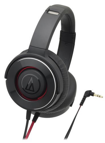[グッズ]/【2015年10月発売】【SOLID BASS】audio-technica/ポータブルヘッドホン/ATH-WS550 BRD ブラック・レッド/NEOACS-53886