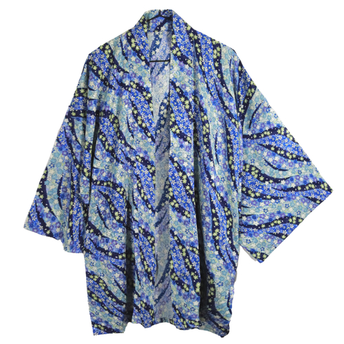 [APPAREL]/ディオラート/法被(はっぴ)ガウン・カーディガン [ 流水 ] ブルー (F) ゴスロリ・パンク/Deorart