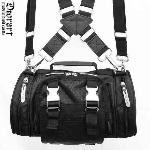 [APPAREL]/ディオラート/ナイロン 4WAY ヒップバッグ ブラック (F) ゴスロリ・パンク/Deorart