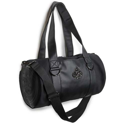 [APPAREL]/ディオラート/[3way] 魔法陣風サークルドラム・ショルダーバッグ [スペード・Spade・Goth bag ] ブラック×パープル (F) ゴスロリ・パンク/Deorart
