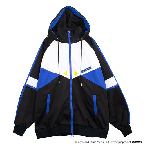 [APPAREL]/リッスンフレーバー/LISTEN FLAVOR ×初音ミクコラボ　KAITO　２WAYジャージパーカー BLACK (F) ゴスロリ・パンク/LISTEN FLAVOR