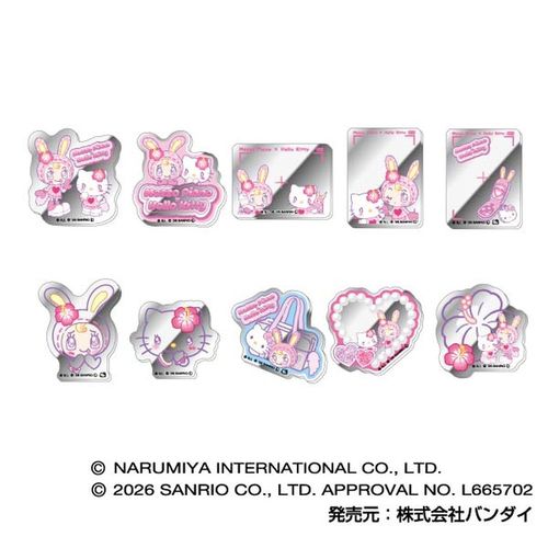 [グッズ]/【2026年5月発売】コレクションミラーステッカー メゾピアノ×ハローキティ BOX/NEOGDS-1004292