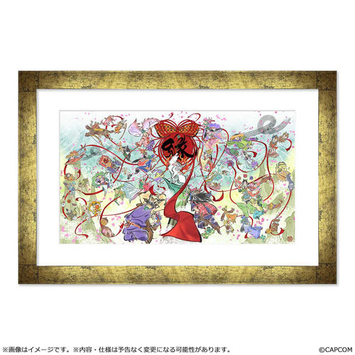 [グッズ]/【2026年9月発売】大神 20周年 記念アート 額装付きキャラファイングラフ/NEOGDS-1018913