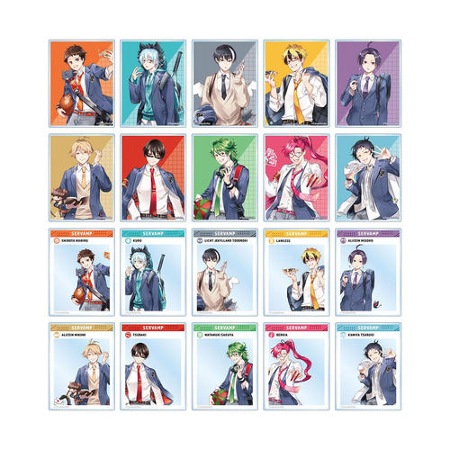 [グッズ]/【2026年8月発売】『SERVAMP -サーヴァンプ-』 田中ストライク先生 描き下ろし 学園風 Ver. トレーディング アクリルカード BOX/NEOGDS-1029979