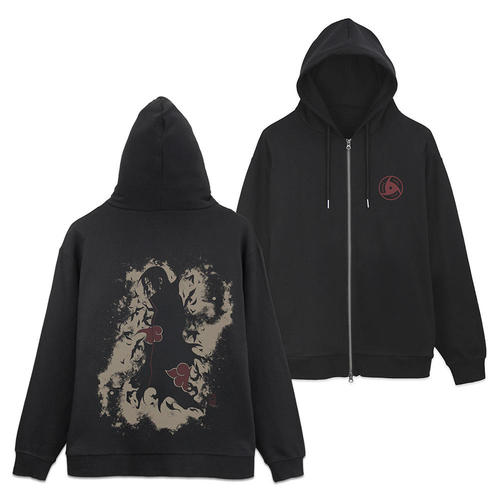 [グッズ]/[サイズ：XL]/【2026年10月発売】NARUTO -ナルト- 疾風伝 うちはイタチ ジップパーカー ブラック / XL/NEOGDS-1058651