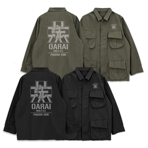 [グッズ]/[サイズ：XL]/【2026年4月発売】ガールズ & パンツァー 最終章 大洗女子学園 ファティーグジャケット Ver. 2.0 ブラック / XL/NEOGDS-990334
