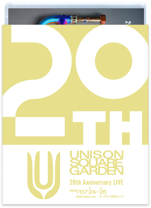 [DVD]/UNISON SQUARE GARDEN/UNISON SQUARE GARDEN 20th Anniversary LIVE "ROCK BAND is fun" 2024.07.24 / "オーケストラを観にいこう" 2024.07.25 at Nippon Budokan [4DVD+CD]/TFBQ-18294