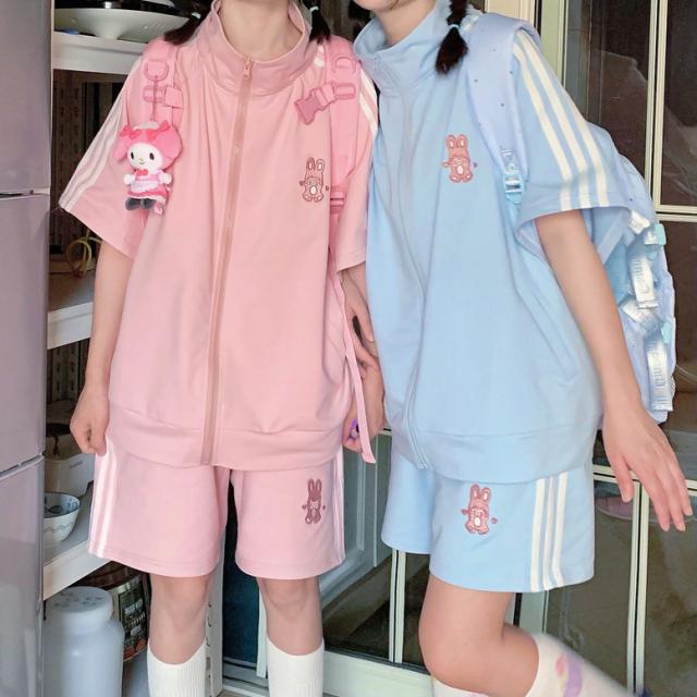 【ゆずこさん専用】ちいかわ (L) ジャージ セットアップ ピンク ゆずこさん専用】ちいかわ (L) ジャージ セットアップ ピンク