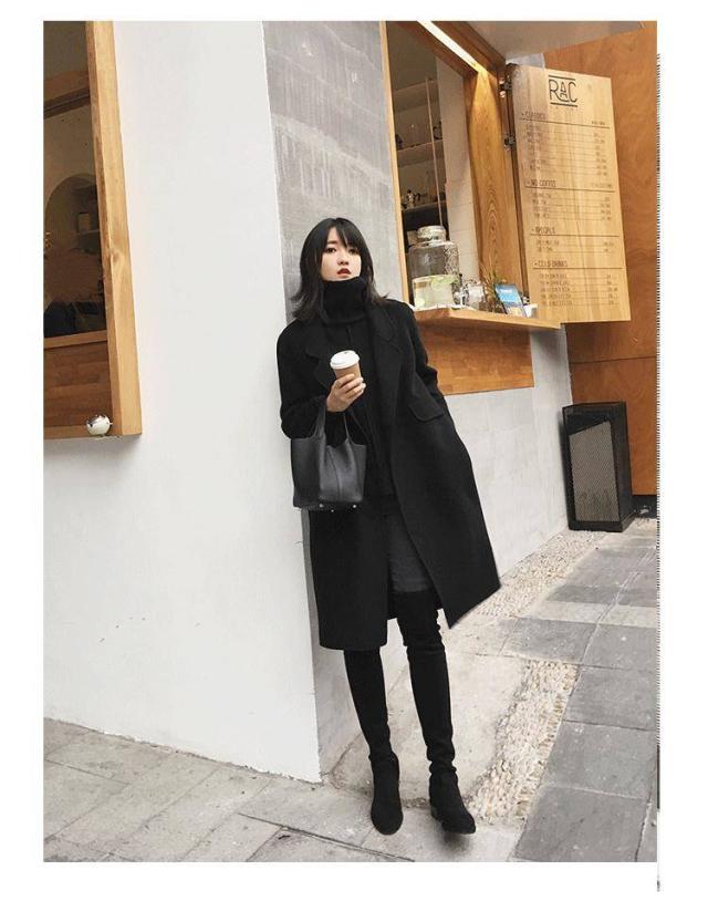 チェスターコート ミディ丈 シンプル きれいめ 黒 通勤 デイリー チェスターコート アウター シンプル レディース きれいめ