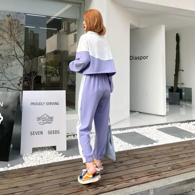 セットアップ ジャージ レディース 韓国 上下セット 長袖