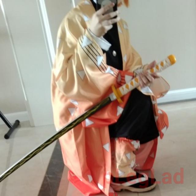 鬼滅の刃 きめつのやいば 我妻善逸 あがつま ぜんいつ 鬼殺隊隊服