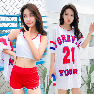 水着 レディース 高校生 中学生 10代 代 タンキニ ショートパンツ 短パンツ 3点セット 体型カバー 運動着 セクシー パッド付きの通販はau Pay マーケット Pleglad