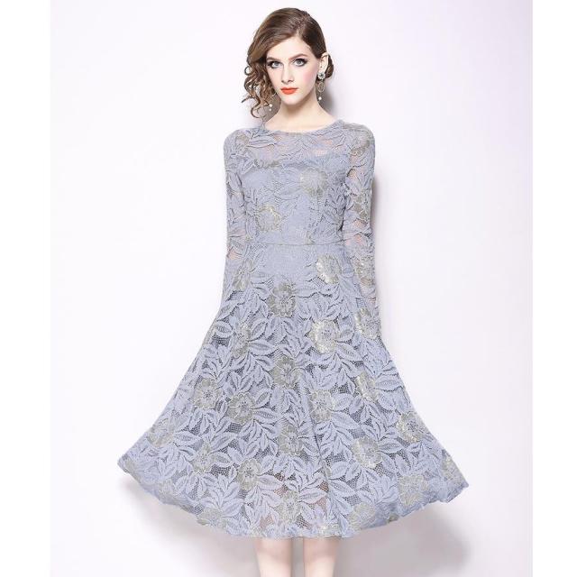 パーティードレス ミモレ丈 総レース 長袖 結婚式 ワンピース ロング 透け感あり 大きいサイズ 入学式 演奏会用 お呼ばれ 大きいサイズ の通販はau Pay マーケット Pleglad