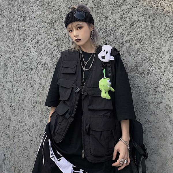 ベスト ジレ 撥水 マルチポケットジレベスト レディース DRESKIP ベスト ジレ 「セットアップ可/イージーケア/UVカット