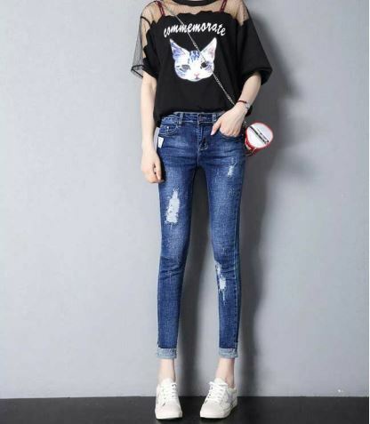 ダメージデニム レディース スキニー スキニーデニムパンツ スキニーデニム レディース デニムパンツ レディース スキニー ジーンズ アンの通販はau Pay マーケット Unicoorn