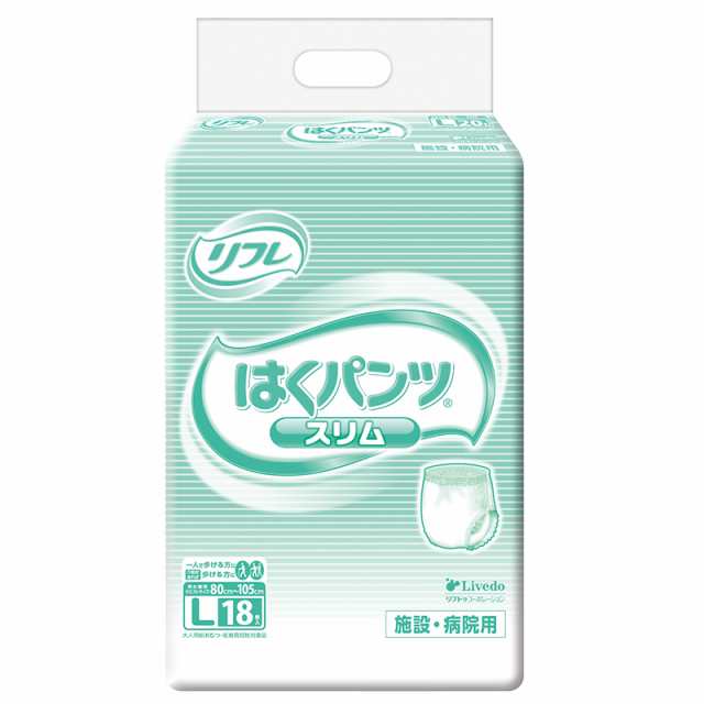 リフレ はくパンツレギュラー Lサイズ 18枚×6袋（合計108枚） - おむつ