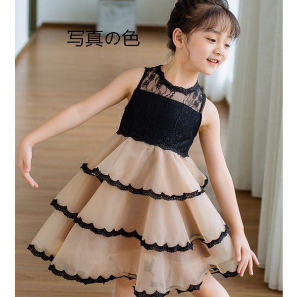キッズワンピース 子供服 夏 韓国子供服 女の子ワンピース スプライス キッズファション フレア 肩デザイン ワンピース プリンセス 可愛の通販はau Wowma Mypacestyle